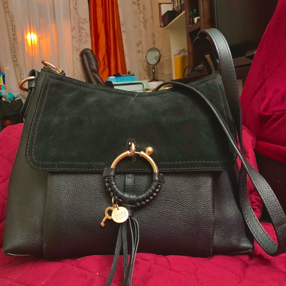 💯 Authentic See by Chloé- Joan Tassel Shoulder Bag